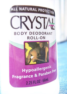 Crystal Deodorant container